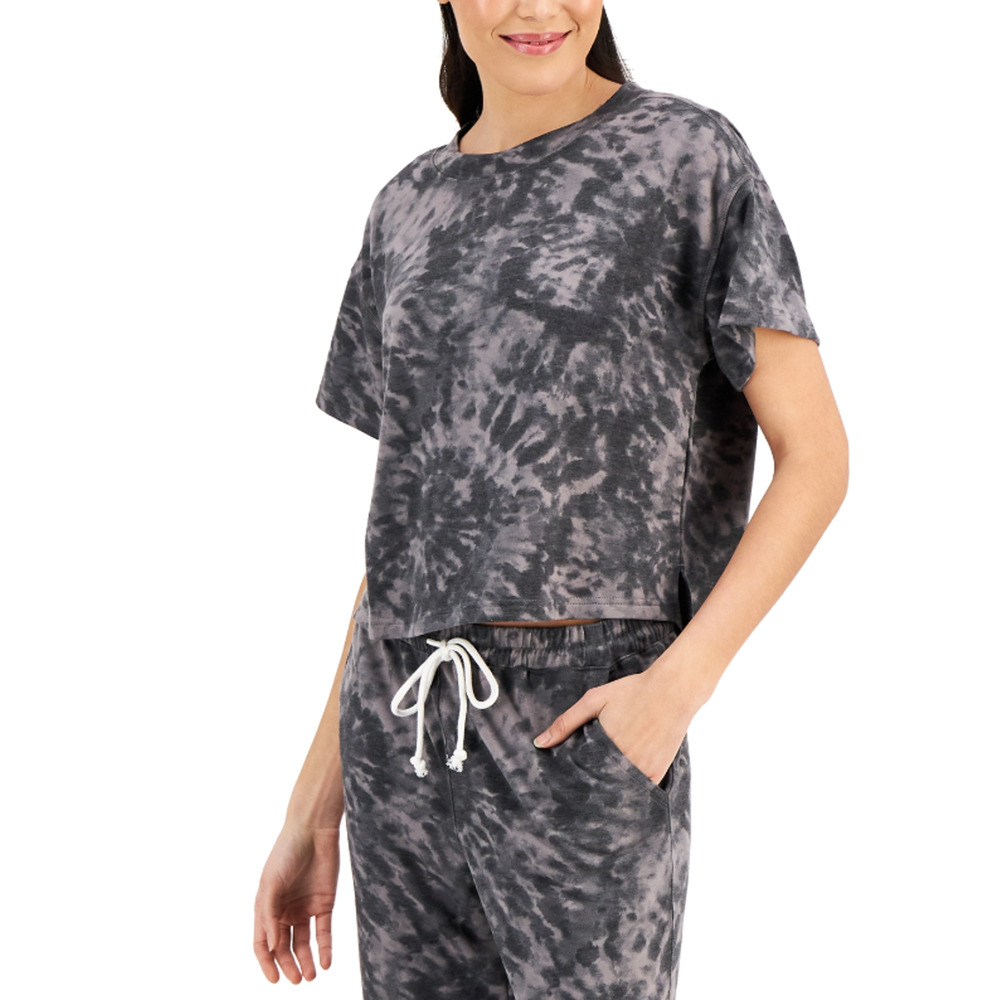 Jenni Super Soft Pajama T-Shirt Gray Swiel Riwsy Size S 4566